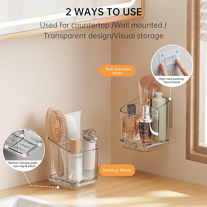 Electric Toothbrush Holder，Toothbrush and Toothpaste Holder - Image 2