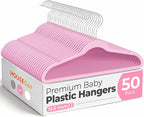 HOUSE DAY 13.5 Inch Kids Hangers 50 Pack by HOUSEDAY