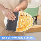 KinHwa Kitchen Washcloths for Dishes Absorbent Microfiber Dish Cloths Quick Dry - Image 7