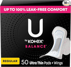 U by Kotex Balance Ultra Thin Pads by UbyKotex%C2%AE