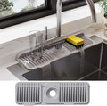 18 Inch Silicone Faucet Mat for Kitchen Sink Splash Guard – 2025 Upgraded by Unknown