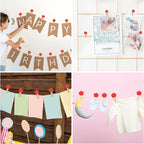 JarThenaAMCS 50 Pcs Back to School Wooden Clip - Image 7