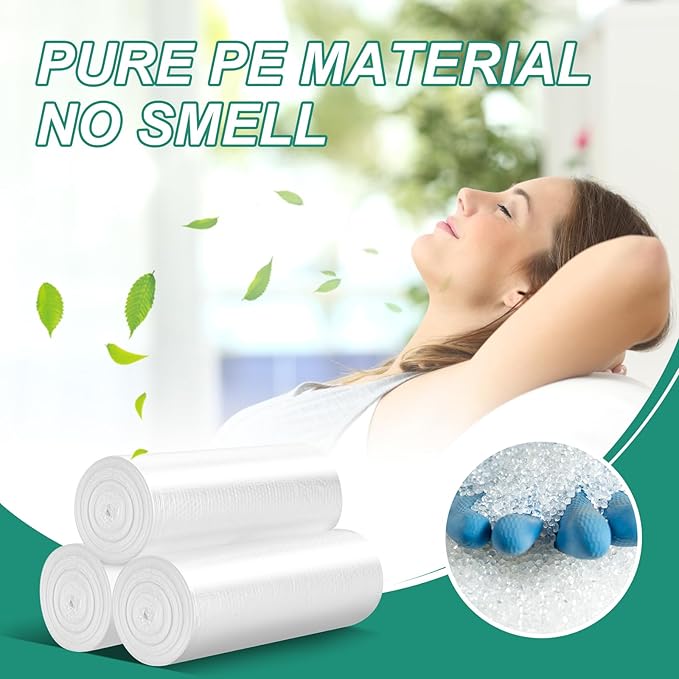 Magesh 4-6 Gallon Trash Bag Strong, Leakage-Free, Small Garbage Bags Unscented - Image 4