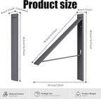 Retractable Clothes Drying Rack, Space Saver Wall Mounted Folding Hanger - Image 3