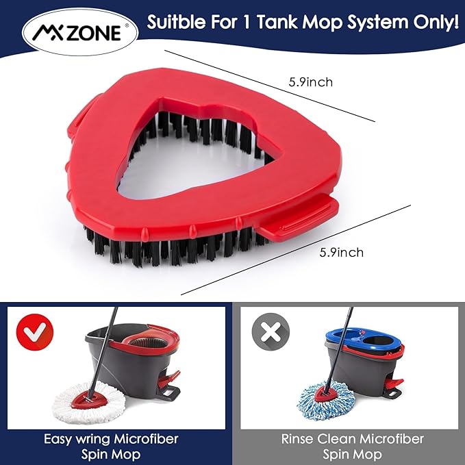Spin Mop Scrub Brush Head Compatible - Image 2
