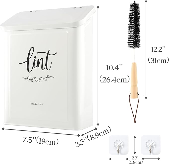 PERFNIQUE Magnetic Lint Bin for Laundry Room - Image 2