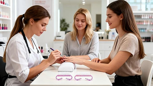 12-Pack Handle Grip Nail Brush, Fingernail Scrub Cleaning Brushes - Image 2