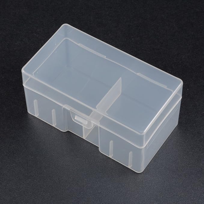 uxcell Hard Plastic Large Battery Storage Box Holder Organizer Protective - Image 3