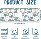 Colorful Wildflowers Kitchen Sink Splash Guard Faucet Mat White Orchid Super - Image 2