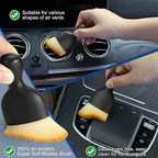 Car Interior Duster Detail Brush Cleaning Gel Kit, Soft Dash Vent Dusting Slime - Image 5