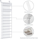 Whitmor 27 Pair Over The Door Shoe Organizer, 11 Tier Hanging Shoe Organizer - Image 4