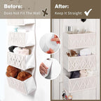 ANTIS'S HOME Over The Door Organizer Boho Bedroom Decor Nursery Storage - Image 4