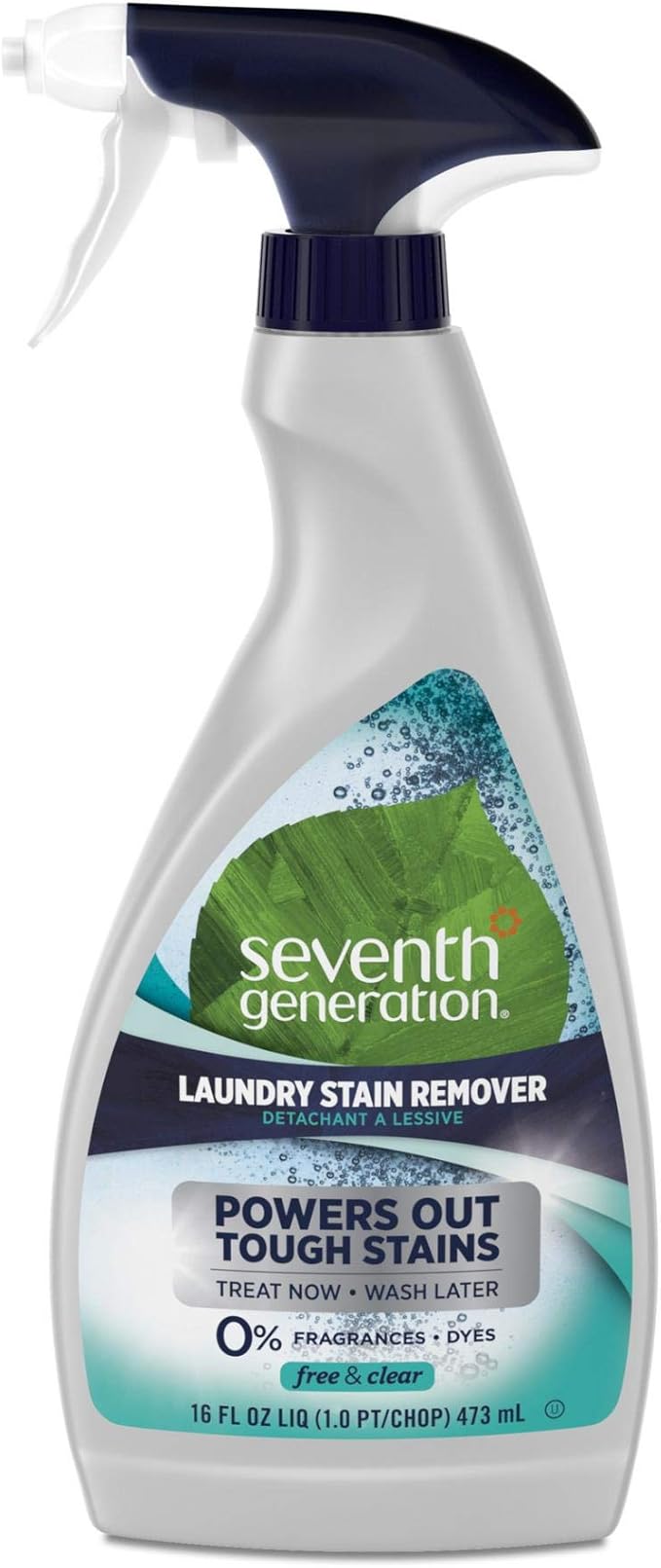 Seventh Generation Natural Laundry Stain Remover, Free & Clear, 16 oz Spray by SeventhGeneration