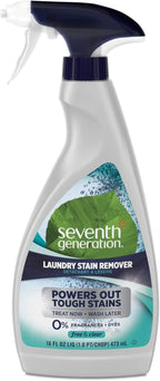 Seventh Generation Natural Laundry Stain Remover, Free & Clear, 16 oz Spray by SeventhGeneration
