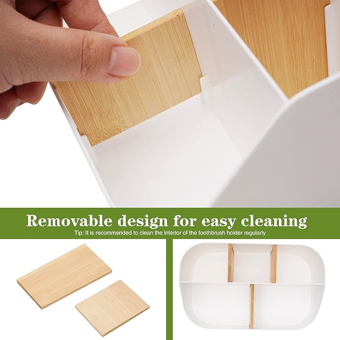 Electric Toothbrush Holders for Bathrooms, Kids Toothpaste Holder - Image 3
