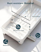 Minimalist Sink Caddy, Rustproof Sponge Holder - Image 7