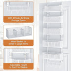 Over The Door Organizer, Metal Door Organizer Hanging - Image 5