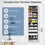 Over The Door Organizer, 6 Shelf Door Hanging Organizers - Image 9