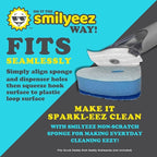 Smilyeez Blue Non Scratch Scrubbing Sponge Refill - Image 3