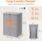 Lifewit 165L Large Laundry Basket - Image 4