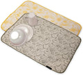 2 Pack Printed Dish Drying Mats by Homewear