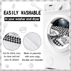 R HORSE 5Pcs Religious Christian Kitchen Dish Towel Black and White Check - Image 3