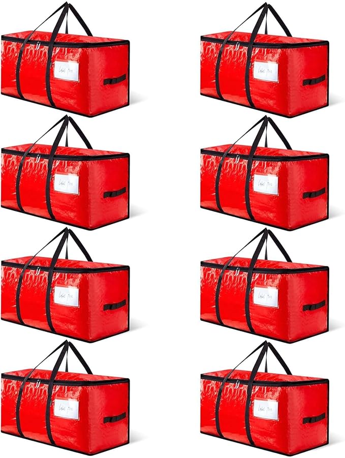 CONGREGATE 8-Pack Heavy Duty Red Moving Bags by CONGREGATE