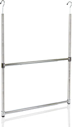 Oceanstar ACR1538C 2-Tier Portable Adjustable Rod Closet Hanger - Image 5