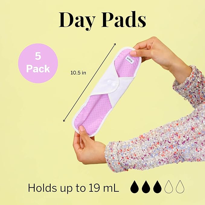 Pixie Organic Cotton Cloth Menstrual Pads - Image 8