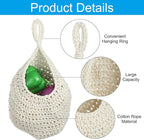PATIKIL Hanging Fruit Baskets for Kitchen, Large Size Teardrop Home Decor - Image 4
