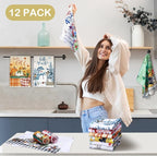 12 Pcs Seasonal Kitchen Towels Set - Image 5