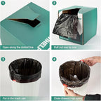SWIHELP Drawstring Trash Bags 280 Counts 4 Gallon Garbage Bags 15 Liters - Image 5