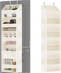 Over Door Organizer with 5 Large Pockets & 10 Mesh Side Compartments by Unknown