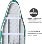 Ironing Board Cover and Pad Standard Size 15" x 54", 3 Pairs of Hook and Loop - Image 4