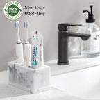 rejomiik Toothbrush Holders for Bathroom Countertop, 3 Slots Electric Tooth - Image 3