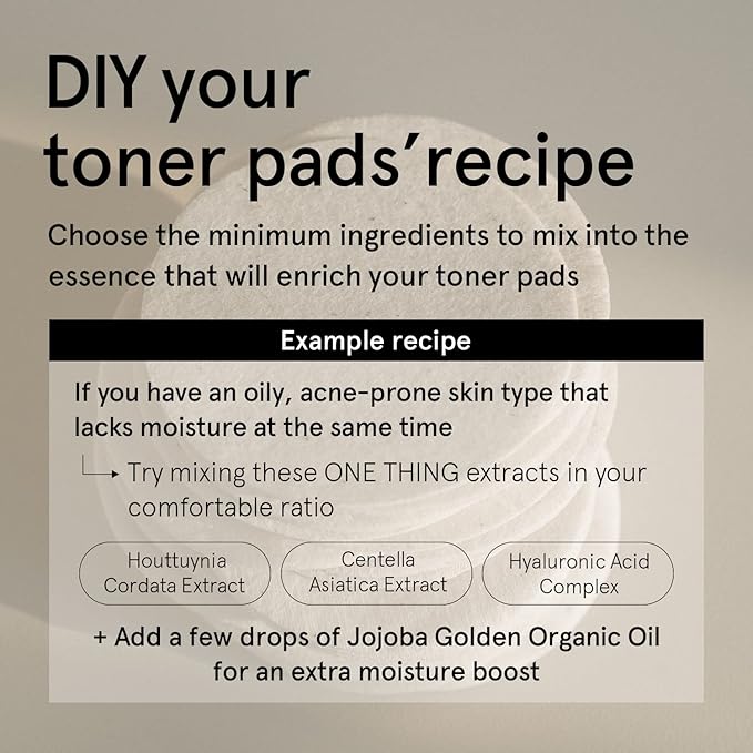 ONE THING Multi Big Pads 70 PCS | DIY Dry Toner Pads, Large Size Exfoliating - Image 5