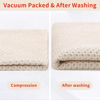 Homaxy 100% Cotton Waffle Weave Kitchen Dish Towels, Ultra Soft Absorbent Quick - Image 8