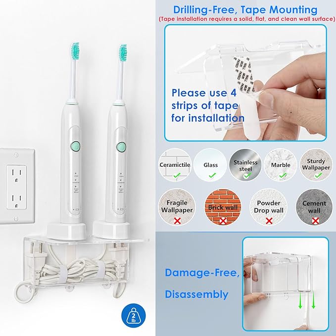 OAPRIRE Electric Toothbrush Holder - Image 2