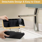 Gold Toothbrush Holders for Bathrooms Countertop Organizer - Image 3