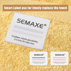SEMAXE 18-Pack Bath Towel Set Include 6 Bath Towels, 6 Hand Towels, 6 Wash - Image 4