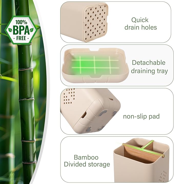 Toothbrush Holders for Bathrooms, Electric Toothbrush Holder Kids Toothbrush - Image 4