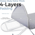 SheeChung Ironing Board 13"x43", Compact Ironing Board - Image 6