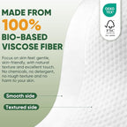 100 Ct Face Towels Disposable, Facial Towelettes - Image 5