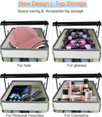 2 Pack Large-Sized Hanging Shoe Organizer 10-Shelf, Sturdy Hanging Closet - Image 5