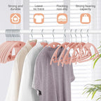 IEOKE Velvet Hangers 30 Pack: Felt Clothes Hangers Heavy Duty Shirt Sweater - Image 3