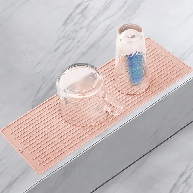 Dish Drying Mats, Heat-resistant Silicone Mat by GeeRic