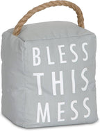 Pavilion Gift Company 72194 Bless This Mess Door Stopper, 5 x 6 by PavilionGiftCompany