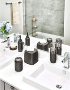 iDesign Austin Covered Holder, Holds Regular and Electric Toothbrushes - Image 5