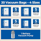 ETENWOLF 20 Pack Vacuum Storage Bags - Image 6