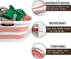 SAMMART 40L Set of 2 Collapsible Plastic Laundry Hamper - Image 4